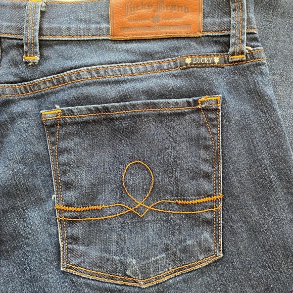 Lucky Brand Sofia Boot Jeans Dark Wash Size 14/32 Regular - Picture 8 of 14